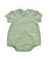 Short Sleeve Scalloped Bubble Romper