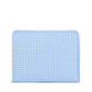 Roadie Large Zip Pouch - Gingham Sky
